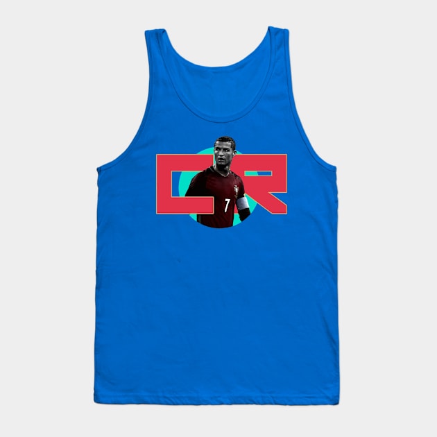 Cristiano Ronaldo Tank Top by juanc_marinn